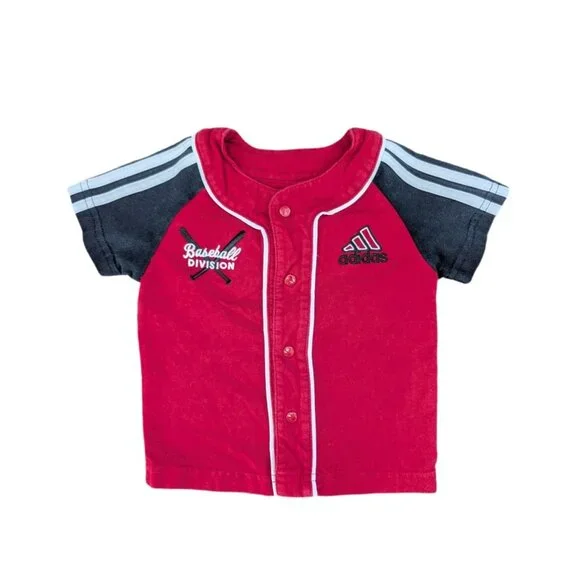 Adidas Baseball Division Snap Up Tee - Picture 1 of 2